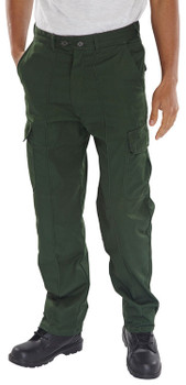 Beeswift Super Drivers Trousers Bottle Green Size 30 PCTHWBG30
