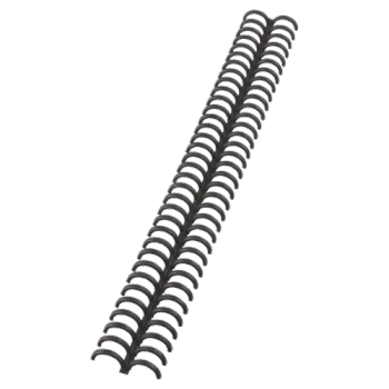 GBC 388064E 12mm Black Clickbind Rings 388064E