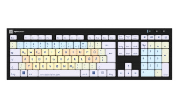Logickeyboard LKB-DYSLEX-BJPU-DE Nero Keyboard Home/Office Usb LKB-DYSLEX-BJPU-DE
