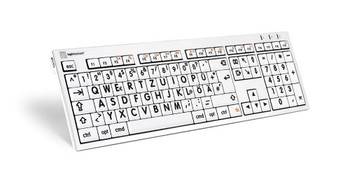 Logickeyboard LKB-LPRNTBW-CWMU-DE Keyboard Office Usb Qwertz LKB-LPRNTBW-CWMU-DE