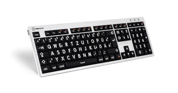 Logickeyboard LKB-LPRNTWB-CWMU-DE Keyboard Office Usb Qwertz LKB-LPRNTWB-CWMU-DE