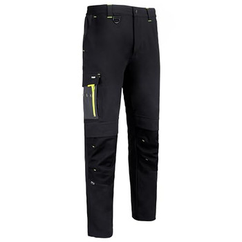 Beeswift Flex Workwear Trousers Black/Grey Size 28R SFTBLGY28R