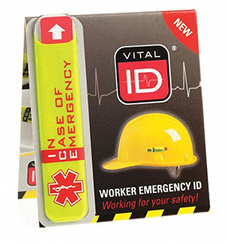 Vital Id Emergency Id Ice Tag Saturn Yellow WSID01