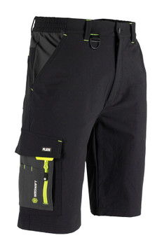 Beeswift Flex Workwear Shorts Black/Grey Size 46 SFSHBLGY46