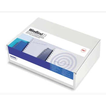 GBC IB165283 10mm White Wire Binders IB165283