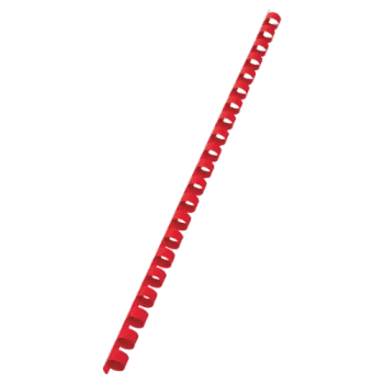 GBC 4028215 CombBind Binding Combs 10mm Red Pack of 100 4028215