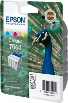 Epson C13T00101120 Peacock Singlepack Colour T001 C13T00101120