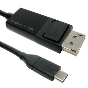Cables Direct 2m USB C to DisplayPort Bi-directional cable USB3C-DP-BD02