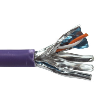 Cables Direct 305m CAT 6A SOLID U/FTP LSZH COPPER 24AWG VIOLET B2ca TC-700EA-LSZH