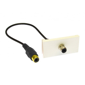 Cables Direct Black RCA Module ZZ-MOD-1RCAK