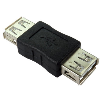 Cables Direct USB2.0 Adapter - Type A F to Type A F - Black 88USB2-957BK