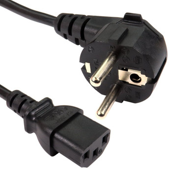Cables Direct 5m Euro Plug to C13 Mains Lead RB-299A-5M