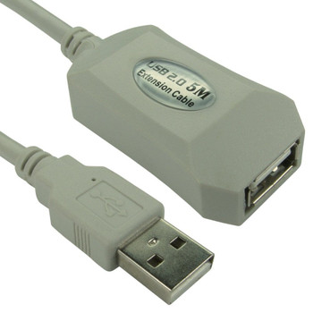 Cables Direct 5m Active USB2.0 Extension Cable NLUSB2-EXT5B