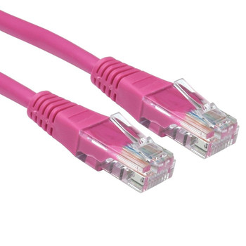 Cables Direct 10m Cat5e Patch Cable - Pink RJ-610P
