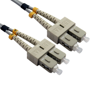 Cables Direct 0.5m OM1 Fibre Optic Cable SC - SC Multi-Mode FB1M-SCSC-005D