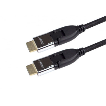 Cables Direct 1m HDMI Cable with Swivel & Rotate Connectors 99HD4-SW01
