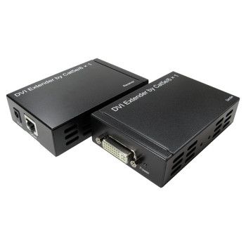 Cables Direct 50m DVI Extender over 1x Patch Cable HD-EXDVI