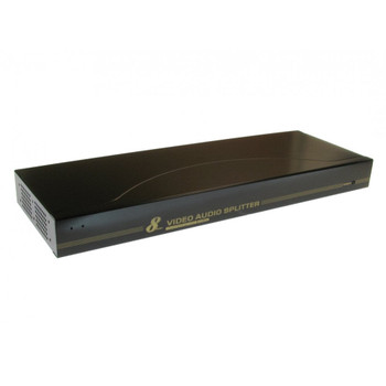 Cables Direct 8 Port Rack Mount VGA Splitter with Audio 450 MHz NLKVS-558AUDRK