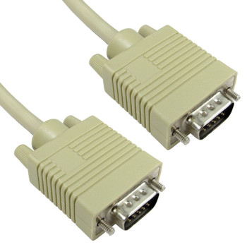 Cables Direct 5m SVGA Male to Male Cable - Beige CDEX-225
