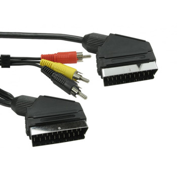 Cables Direct SCART & Three RCA Cable 1SSR3-01