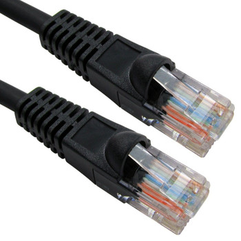 Cables Direct 25m Snagless Cat5e LSZH Patch Cable - Black B5LZ-225K