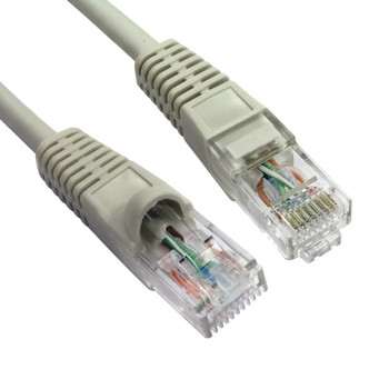 Cables Direct 0.5m Snagless Cat6 LSZH Patch Cable - Grey B6LZ-600