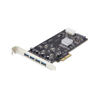 StarTech.com 4-Port USB PCIe Card USB 3.2 5Gbps PCI Express Expansion Card with P5Q4A-USB-CARD