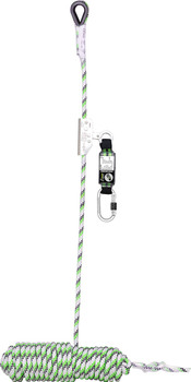 Kratos Fall Arrester On Kernmantle Rope 20Mtr White/Green Size 20M HSFA2010220