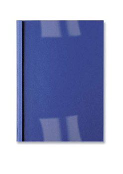 GBC IB451010 Leathergrain Binding Covers A4 3mm Blue Pack of 100 IB451010
