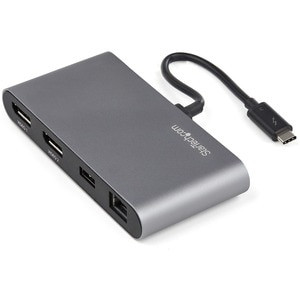 Startech Thunderbolt 3 Mini Dock Portable Dual Monitor Tb3 Docking Station Displ TB3DKM2DPL