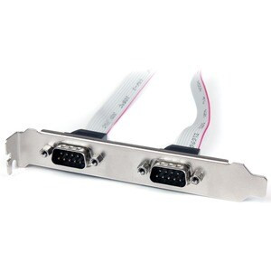 Startech 2 Port 16In Db9 Serial Port Bracket To 10 Pin Header Serial/Idc for Mot PLATE9M2P16