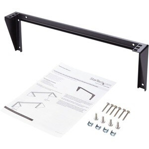 Startech 1U Wall Mount Patch Panel Bracket 19 In Steel Vertical Mounting Bracket RK119WALLV
