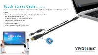 Vivolink PROUSBCHDMIUSBB5 Touch Screen Cable 5m Black PROUSBCHDMIUSBB5