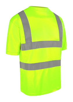 Beeswift Crew Neck Hi-Vis Short Sleeve T-Shirt Saturn Yellow Size M BSCNTSENSYM