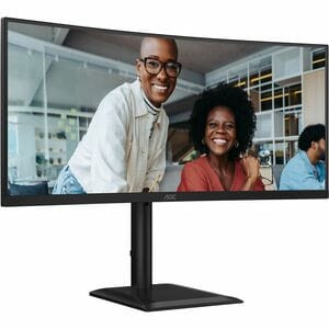 Aoc CU34E4CV 34" Class Uw-Qhd Curved Screen Led Monitor 21:9 Black 86.4 Cm 34" V CU34E4CV