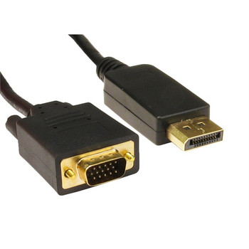 Cables Direct DisplayPort - VGA 1m VGA D-Sub Black HDHDPORT-VGA-1M