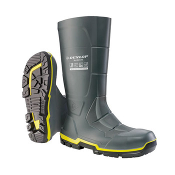 Dunlop Acifort Metguard Full Safety Wellington Boots Grey Size 11 MZ2LE0311