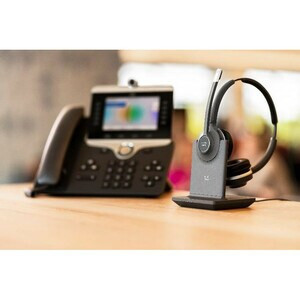 Cisco Headset 522 Wired Dual On-Ear 3.5 Mm Headset With Usb-A Adapter Charcoal 2 CP-HS-W-522-USB=