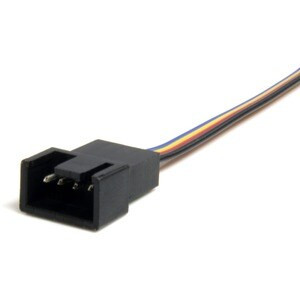 Startech 12In 4 Pin Fan Power Extension Cable 12 Molex Molex FAN4EXT12