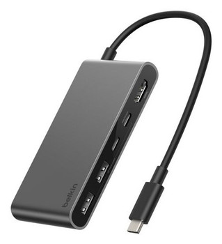 Belkin Connect USB Type-C 5000 Mbit/s Black AVC022HQSGY