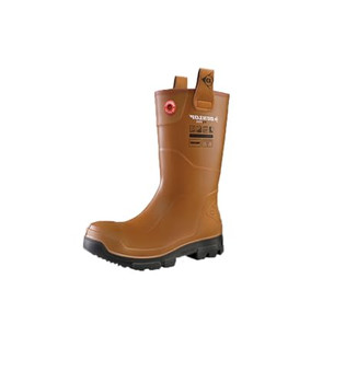 Dunlop Purofort Rigpro Full Safety Boot Unlined Tan Size 11 LJ2HR4211