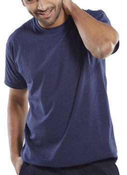 Beeswift Standard T-Shirt Navy Blue Size L CLCTSNL