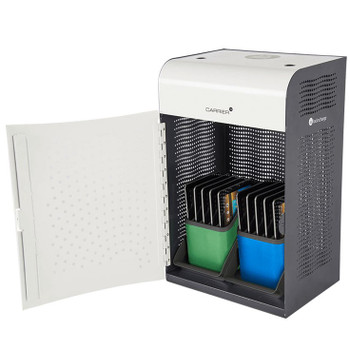 LocknCharge Carrier 10 Portable device management cabinet Blue Green Grey White LNC10388