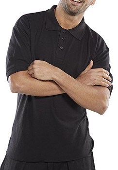 Beeswift Premium Polo Shirt Black Size XL CPPKSBLXL