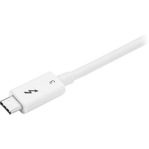 Startech 1.6Ft 50Cm Thunderbolt 3 Cable 40Gbps 100W Pd 4K/5K Video Thunderbolt-C TBLT34MM50CW