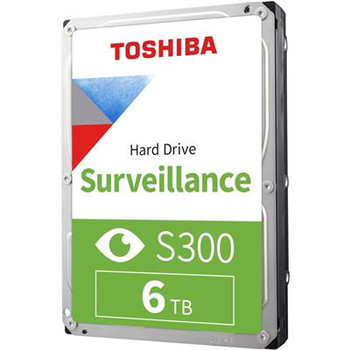 Toshiba 6Tb S300 Surveillance 3.5" Hard Drive HDWT860UZSVA Sata 6Gb/S/256Mb/5400 HDWT860UZSVA