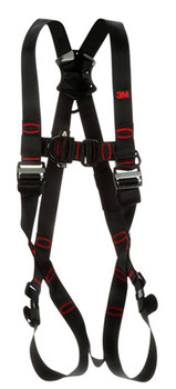 3M Protecta Vest Pass Through Fall Arrest Harness Medium/Large Black / Red Size 3M1161610