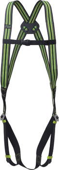 1 Point Safety Harness Black/Green HSFA10102