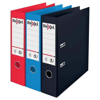 Rexel Choices A4 Polypropylene Lever Arch Files Pack of 3 2115709 2115709