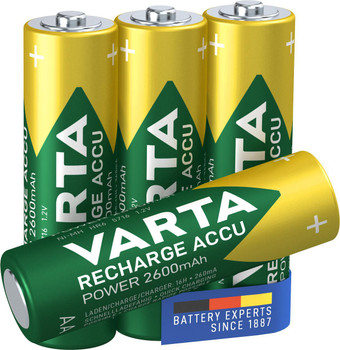 Varta 05716101404 1x4 Pro. NiMH 2500 mAh AA 05716101404